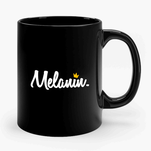 Melanin With Crown Ceramic Mug