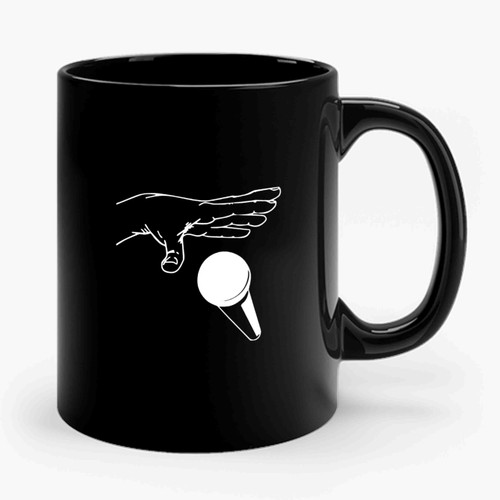 Mic Drop Drop The Mic Funny Microphone Sarcastic Ceramic Mug
