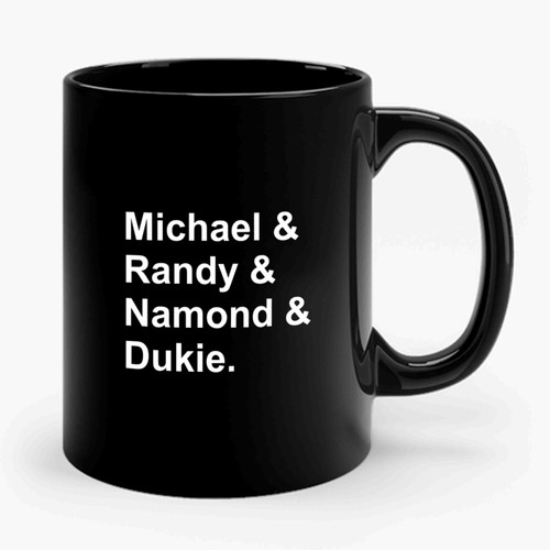 Michael And Randy And Namond And Dukie Baltimore The Wire Season 4 Prez Mcnulty Ceramic Mug