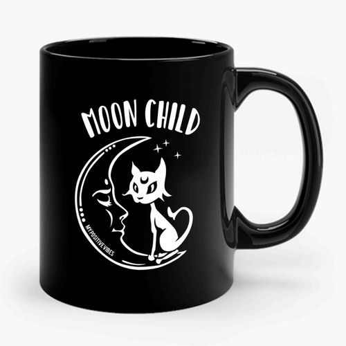 Moon Child Grunge Ceramic Mug