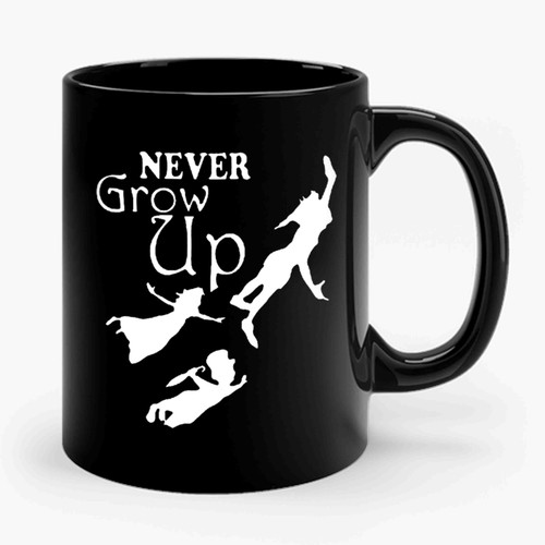 Never Grow Up Peter Pan Walt Disney Ceramic Mug