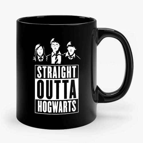 New Straight Outta Hogwarts Funny Compton Potter Wizard Ceramic Mug