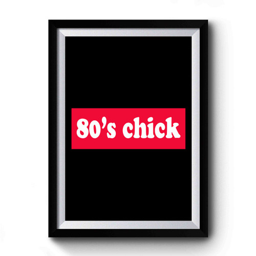 80's Chick Red Box Logo Premium Poster