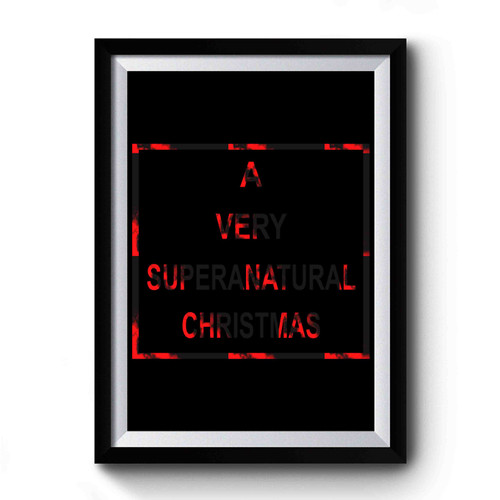 A Very Supernatural Christmas Premium Poster