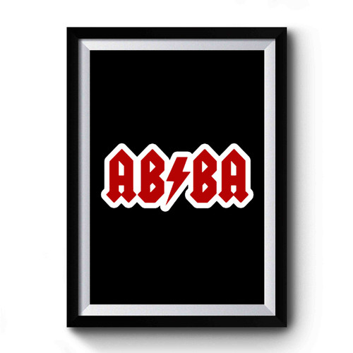 Abba Acdc Themed Rock Band Premium Poster