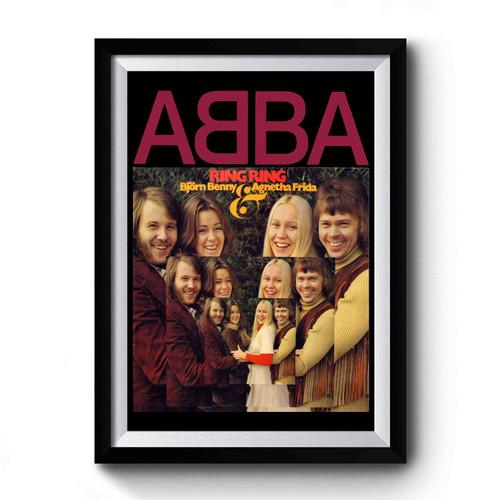 Abba Ring Ring Rock Music Band Premium Poster