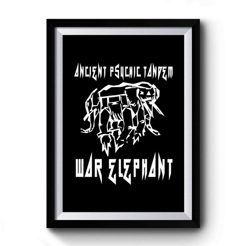 Adventure Time Ancient Psychic Tandem War Elephant Premium Poster