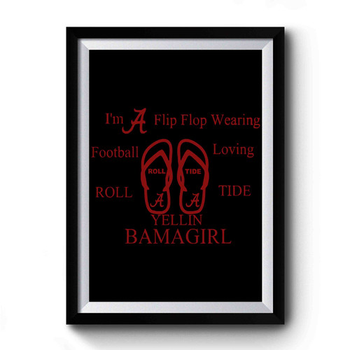 Alabama Roll Tide Roll Premium Poster