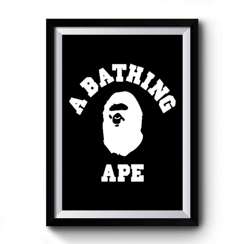 Bape A Bathing Ape Logo Premium Poster