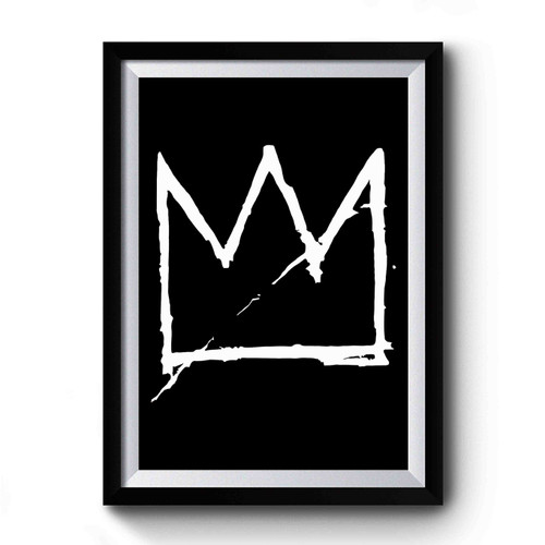 Basquiat Crown Premium Poster