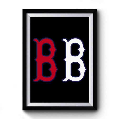 Boston Red Sox Logo Premium Poster