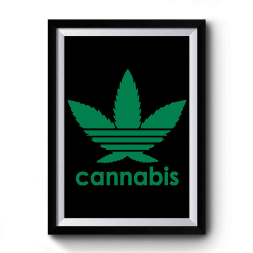 Cannabis Marijuana Weed Grass Pot Smoking Leaf Premium Poster