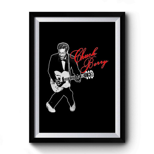 Chuck Berry Rip Rock 'n' Roll Guitar Premium Poster