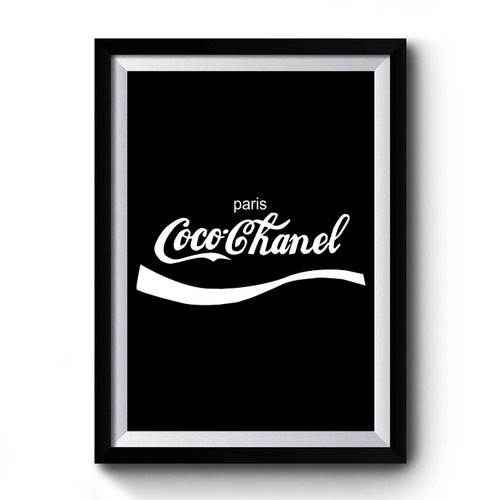 Coco Chanel Inpired Coca Cola Premium Poster