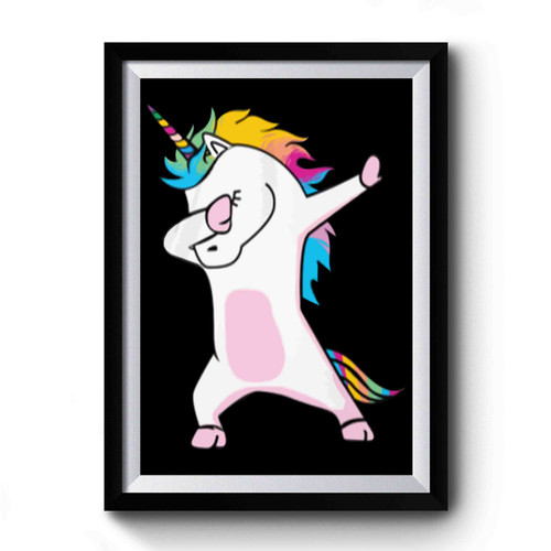 Dab Dabbing Unicorn Lgbt Gay Premium Poster