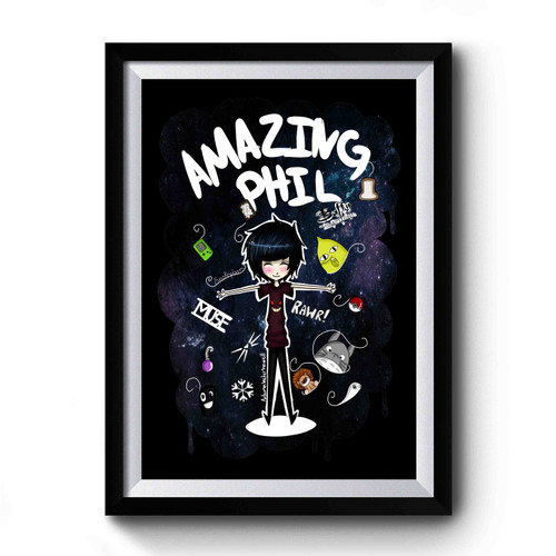 Dan And Phil Whiskers Premium Poster