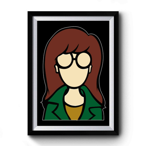 Daria Cartoon Popular Tv Series Inspired Graphic Premium Poster