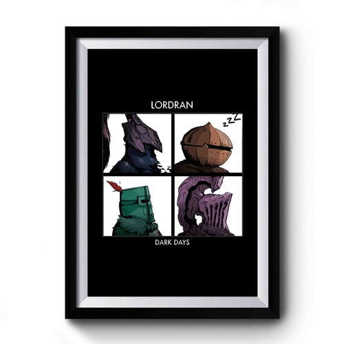 Dark Souls Gorillaz Funny Dark Dayz Character Premium Poster