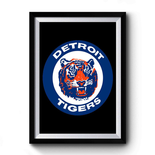 Detroit Tigers Vintage 80's Logo Premium Poster