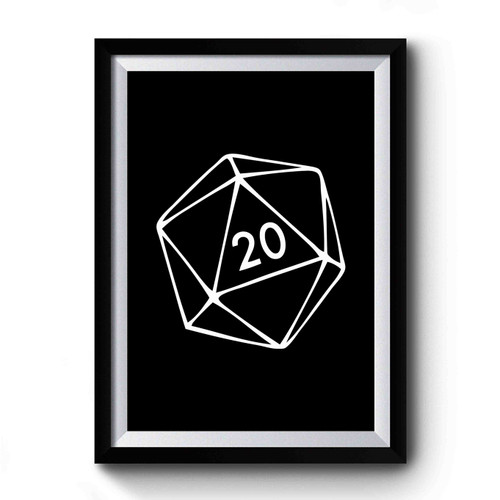 Dungeons & Dragons 20 Sided Die Premium Poster