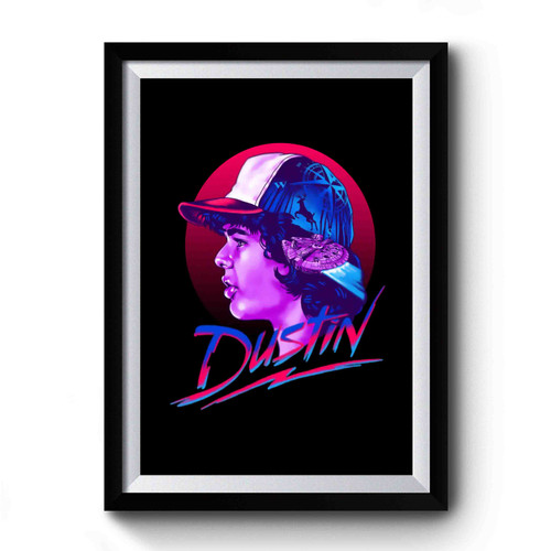 Dustin Stranger Things 80's Style Premium Poster
