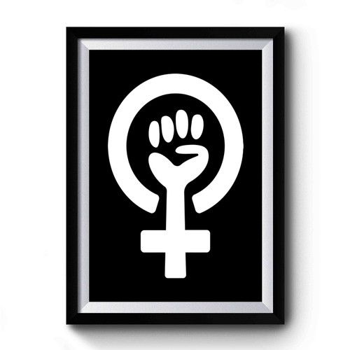 Feminism Logo Feminist Girl Power Premium Poster