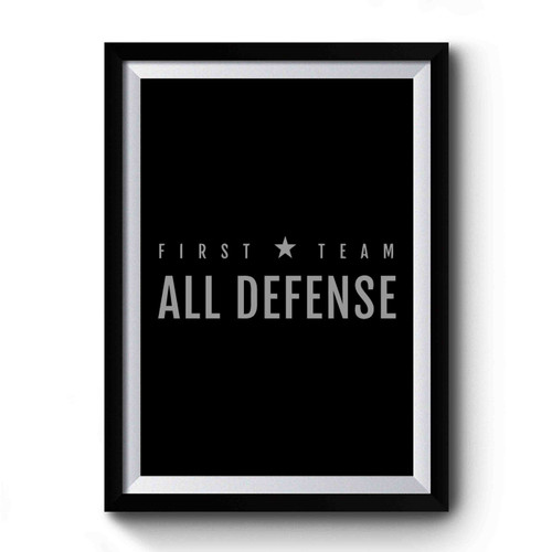First Team All Defense Premium Poster
