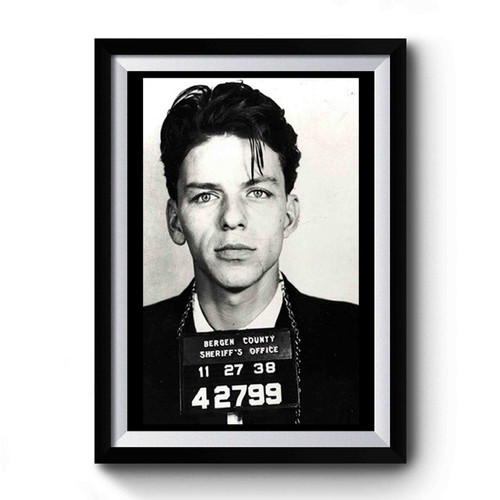 Frank Sinatra Mugshot Premium Poster