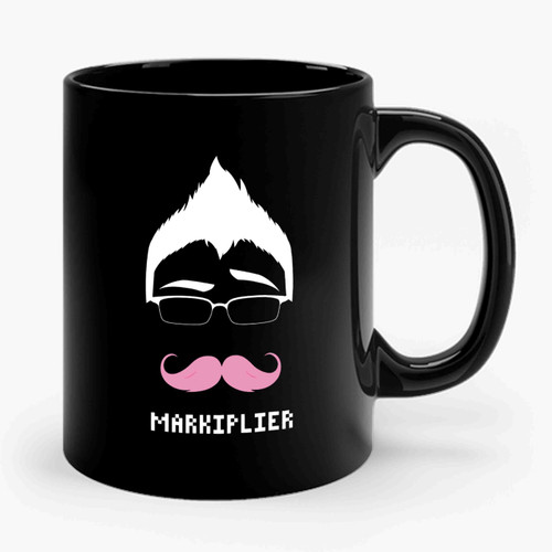 Markiplier Youtuber Mustache Ceramic Mug