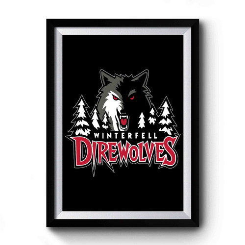 Game Of Thrones Winterfell Direwolves 2 Premium Poster