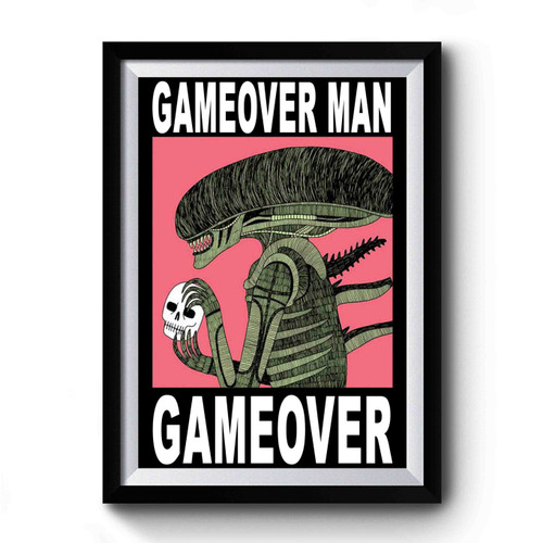 Game Over Night Edition Premium Poster