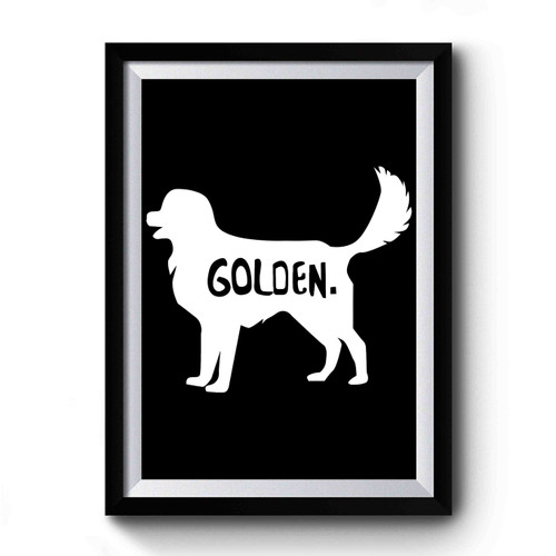Golden Retriever Dog Puppy Pet Premium Poster
