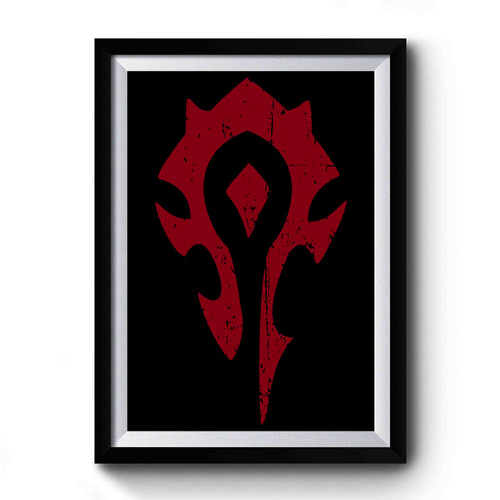 Horde Emblem Premium Poster