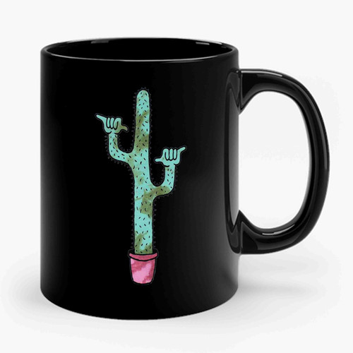 Altru Apparel Shaka Guaro Shaka Cactus Ceramic Mug