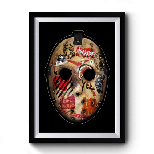 Hype Jason Mask Scary Premium Poster
