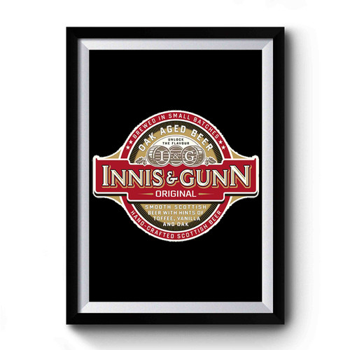 Innis And Gunn Scotish Beer Ale British Alcohol Premium Poster