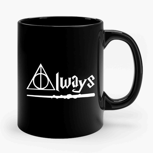Always Harry Potter Symbol Deathly Hallows Ceramic Mug