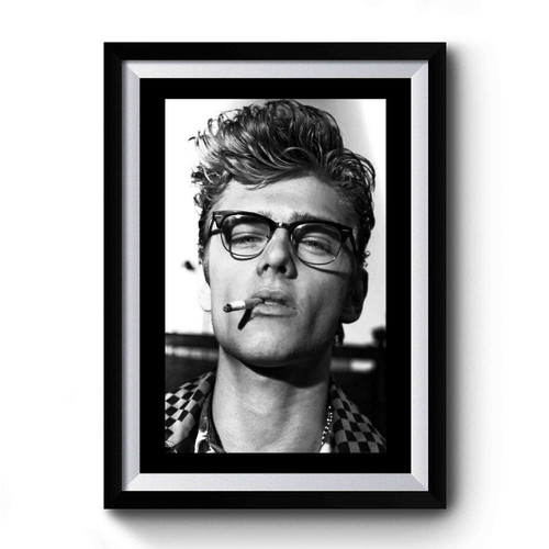James Dean Glasses & Smoking James Byron Dean 1 Premium Poster