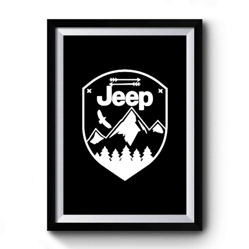 Jeep Adventure Art Premium Poster