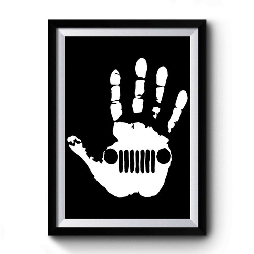 Jeep Hand Premium Poster