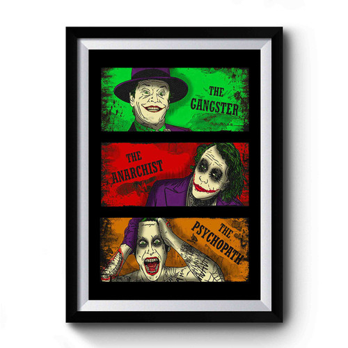 Joker Batman Suicide Squad Premium Poster