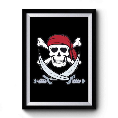 Jolly Roger Pirate Flag Premium Poster