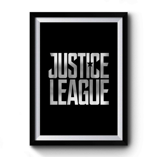 Justice League Logo 3d Movie 2017 Premium Poster