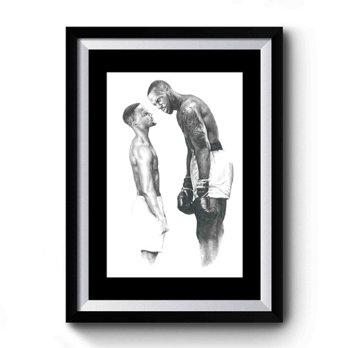 Lebron James Stephen Curry Premium Poster