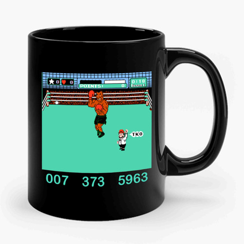Mike Tysons Punch Out Nes Ceramic Mug