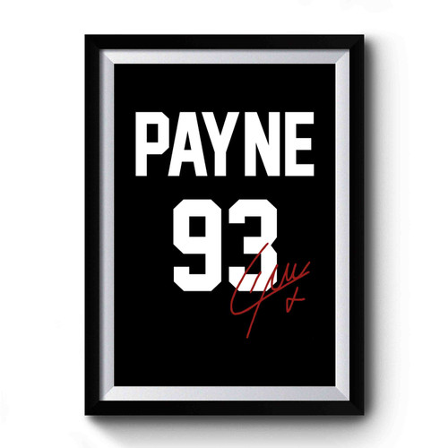 Liam Payne 93 Jersey Signature Premium Poster