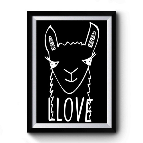 Llama Love Premium Poster