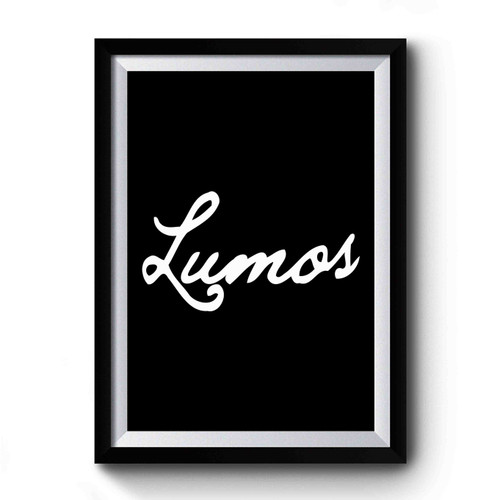 Lumos Harry Potter Quotes Premium Poster