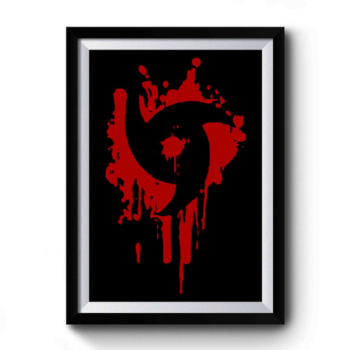 Mangekyou Sharingan Symbol Naruto Anime Manga Sasuke Zetsu Premium Poster