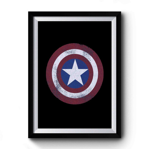 Marvel Comics Captain America Distressed Premium Poster